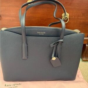 kate spade Navy Leather Satchel